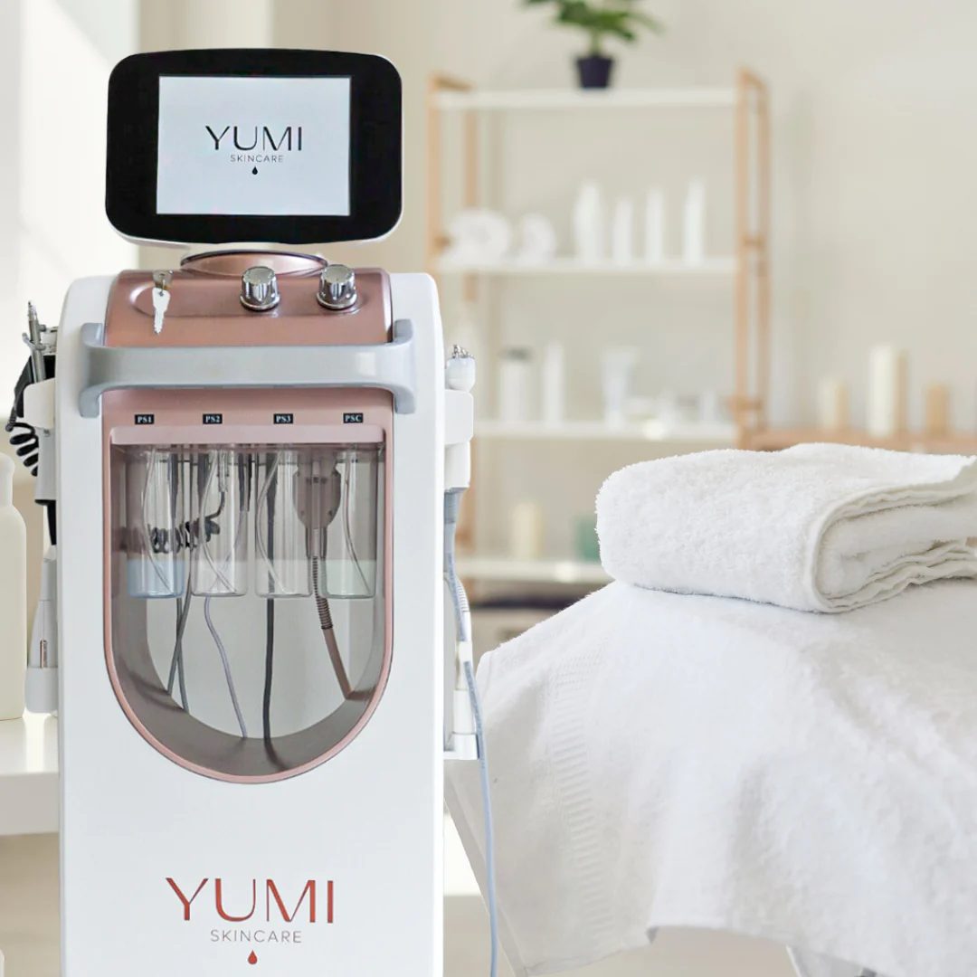 Appareil Yumi skin care Hydraface en cabine