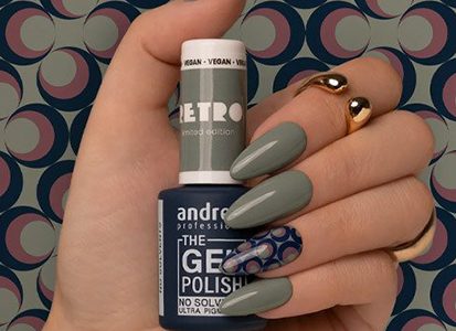 Vernis semi-permanent Andreia posé à l'institut